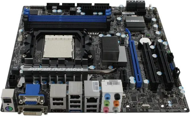 Alt view image 8 of 10 - MSI 785GM-E65 AM3 AMD 785G HDMI Micro ATX AMD Motherboard