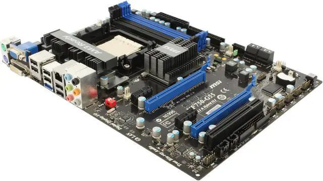 Main image of MSI NF750-G55 AM3 NVIDIA nForce 750a SLI HDMI ATX AMD Motherboard