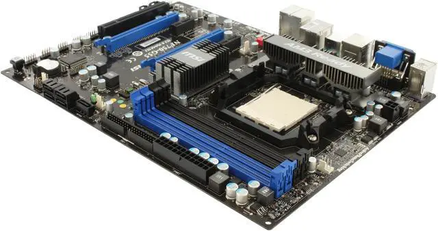 Alt view image 5 of 11 - MSI NF750-G55 AM3 NVIDIA nForce 750a SLI HDMI ATX AMD Motherboard