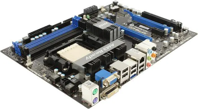 Alt view image 7 of 11 - MSI NF750-G55 AM3 NVIDIA nForce 750a SLI HDMI ATX AMD Motherboard