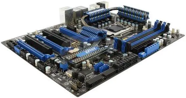 Alt view image 3 of 11 - MSI P55-GD80 LGA 1156 Intel P55 ATX Intel Motherboard