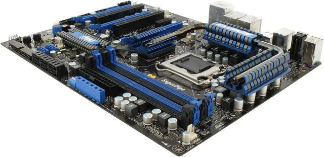 Alt view image 5 of 11 - MSI P55-GD80 LGA 1156 Intel P55 ATX Intel Motherboard