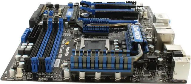 Alt view image 6 of 11 - MSI P55-GD80 LGA 1156 Intel P55 ATX Intel Motherboard