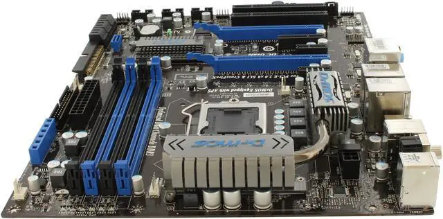 Alt view image 6 of 11 - MSI P55-GD65 LGA 1156 Intel P55 ATX Intel Motherboard