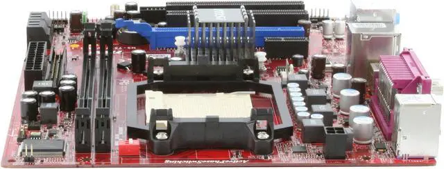 Alt view image 6 of 10 - MSI GF615M-P33 AM3 NVIDIA GeForce 6150SE & nForce 430 Micro ATX AMD Motherboard