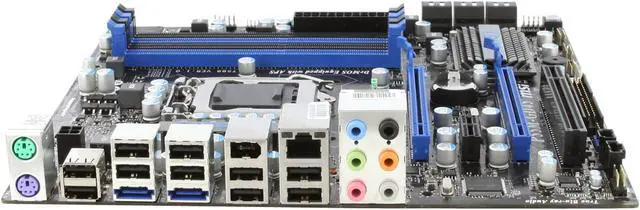 Alt view image 2 of 5 - MSI P55M-GD45 LGA 1156 Intel P55 Micro ATX Intel Motherboard