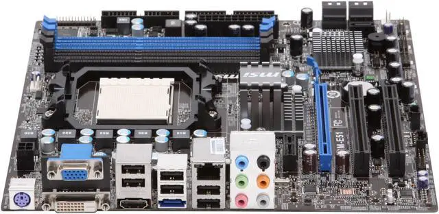 Alt view image 2 of 5 - MSI 760GM-E51 AM3 AMD 760G HDMI Micro ATX AMD Motherboard