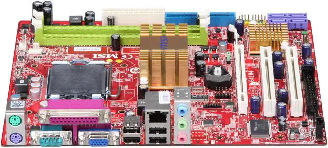 Alt view image 2 of 5 - MSI G41M4-L LGA 775 Intel G41 Micro ATX Intel Motherboard