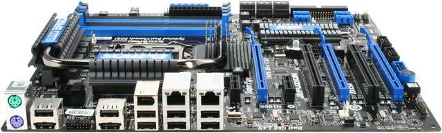 Alt view image 2 of 5 - MSI Big Bang Fuzion LGA 1156 Intel P55 / Lucid Hydra 200 ATX Intel Motherboard