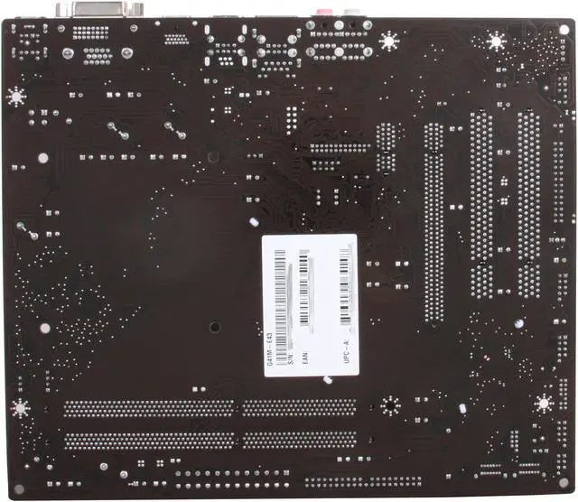 Alt view image 4 of 5 - MSI G41M-E43 LGA 775 Intel G41 HDMI Micro ATX Intel Motherboard