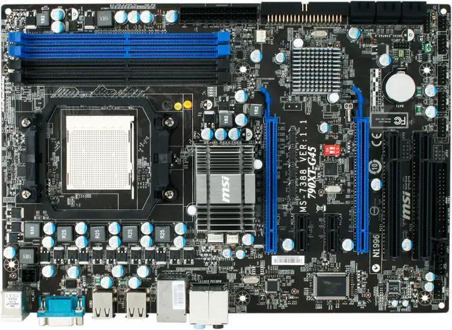 Alt view image 3 of 5 - MSI 790XT-G45 AM3/AM2+/AM2 AMD 790X ATX AMD Motherboard