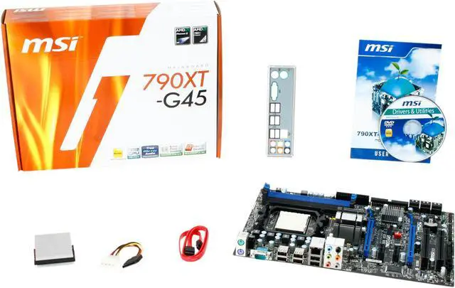 Alt view image 5 of 5 - MSI 790XT-G45 AM3/AM2+/AM2 AMD 790X ATX AMD Motherboard