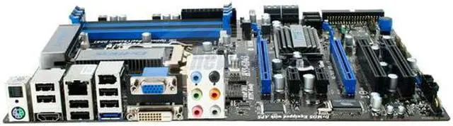 Alt view image 2 of 5 - MSI H55-GD65 LGA 1156 Intel H55 HDMI ATX Intel Motherboard