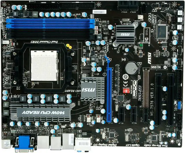 Alt view image 2 of 5 - MSI 785G-E53 AM3 AMD 785G HDMI ATX AMD Motherboard