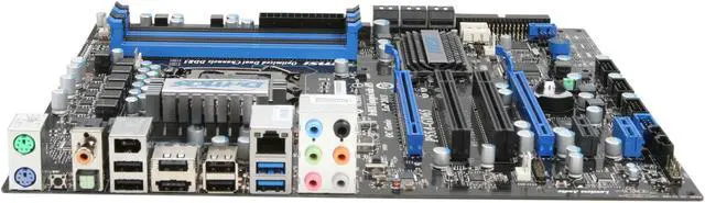 Alt view image 2 of 5 - MSI P55A-GD65 LGA 1156 Intel P55 USB 3.0 ATX Intel Motherboard