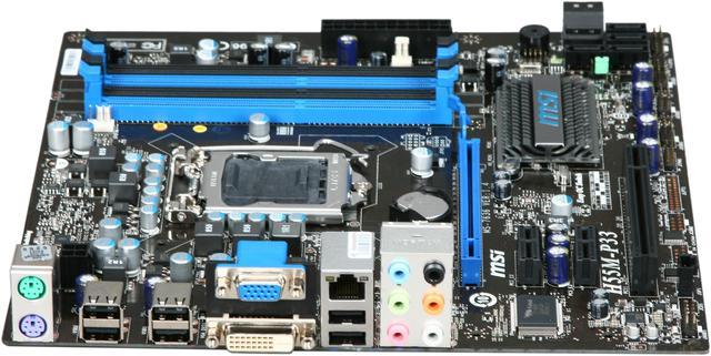 MSI H55M-P33 LGA 1156 Intel H55 Micro ATX Intel Motherboard