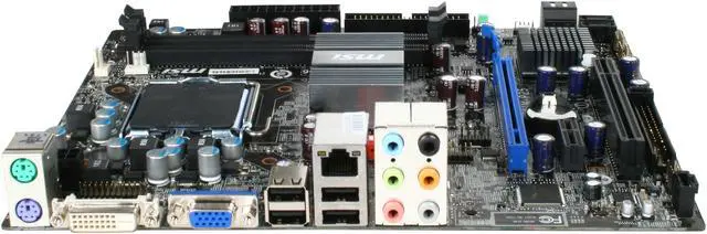 Alt view image 2 of 5 - MSI G41M-P25 LGA 775 Intel G41 Micro ATX Intel Motherboard
