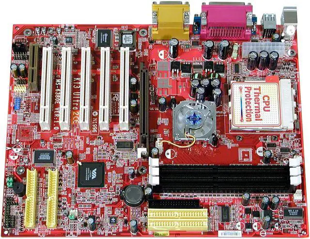 Alt view image 2 of 5 - MSI KT3 Ultra2-R 462(A) VIA KT333 ATX AMD Motherboard