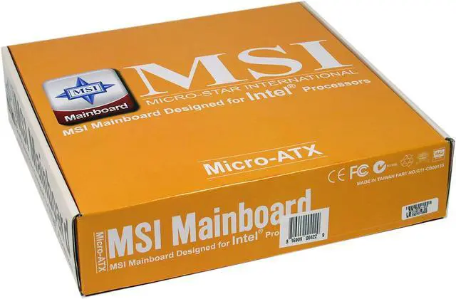 Alt view image 4 of 4 - MSI 651M-L Socket 478 SiS 651 Micro ATX Intel Motherboard