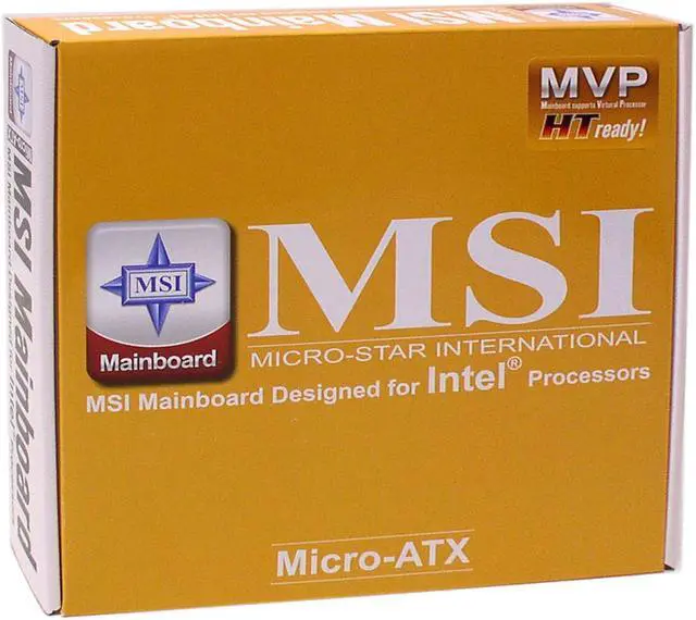 Alt view image 4 of 4 - MSI 661FM-L Socket 478 SiS 661FX Micro ATX Intel Motherboard