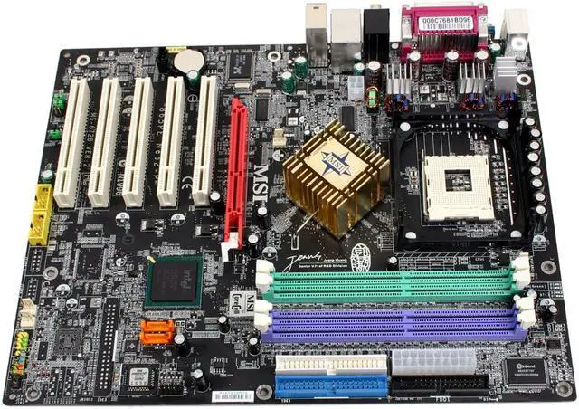Alt view image 2 of 4 - MSI 865PE Neo2-PFS(PE) Socket 478 Intel 865PE ATX Intel Motherboard