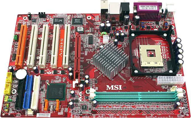 Alt view image 2 of 4 - MSI 848P NEO V Socket 478 Intel 848P ATX Intel Motherboard