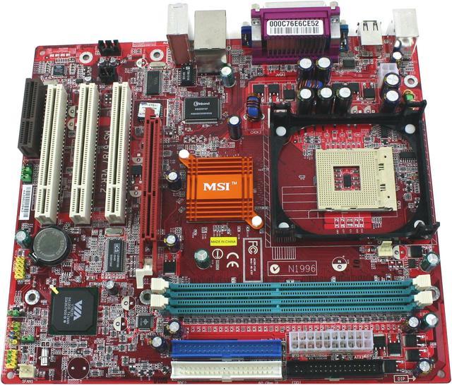 MSI P4MAM-V Socket 478 Micro ATX Intel Motherboard - Newegg.com