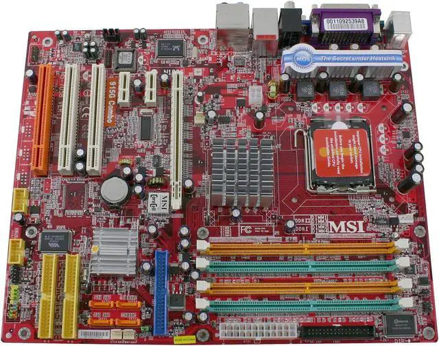 Alt view image 2 of 4 - MSI 915G COMBO-FR LGA 775 Intel 915G ATX Intel Motherboard