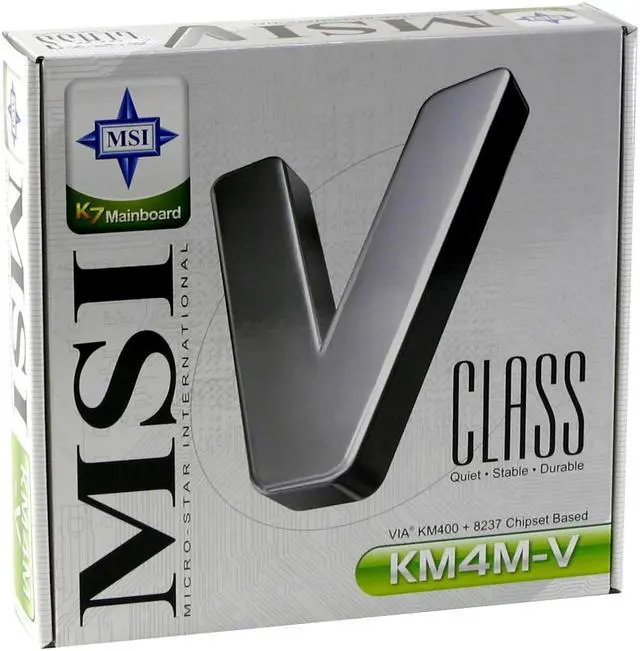 Alt view image 4 of 4 - MSI KM4M-V 462(A) VIA KM400 Micro ATX AMD Motherboard