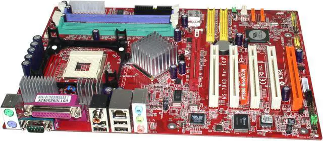 Main image of MSI PT880 NEO-FSR Socket 478 VIA PT880 ATX Intel Motherboard