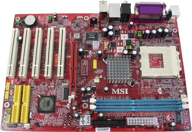 Alt view image 2 of 4 - MSI KT4AV 462(A) VIA KT400A ATX AMD Motherboard