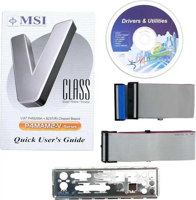 Alt view image 3 of 4 - MSI P4MAM2-V Socket 478 VIA P4M266A Micro ATX Intel Motherboard