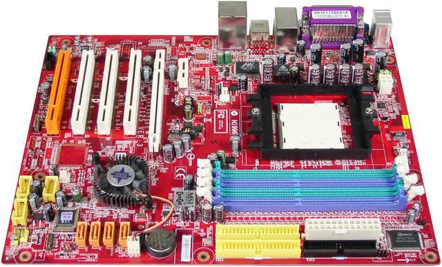 Alt view image 2 of 4 - MSI K8N Neo4-F 939 NVIDIA nForce4 ATX AMD Motherboard