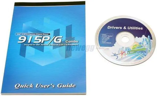 Alt view image 3 of 5 - MSI 915P COMBO-F LGA 775 Intel 915P ATX Intel Motherboard