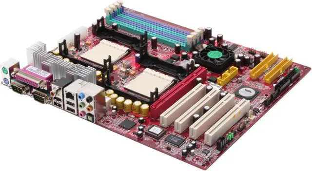 Alt view image 2 of 5 - MSI K8T Master2-FAR7 ATX Server Motherboard Dual 940 VIA K8T800 Pro
