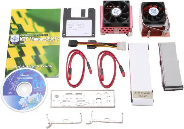 Alt view image 4 of 5 - MSI K8T Master2-FAR7 ATX Server Motherboard Dual 940 VIA K8T800 Pro
