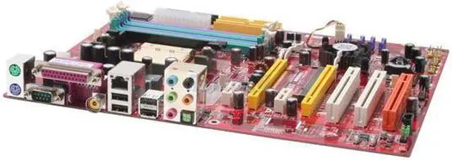 Alt view image 2 of 6 - MSI K8N SLI-F 939 NVIDIA nForce4 SLI ATX AMD Motherboard