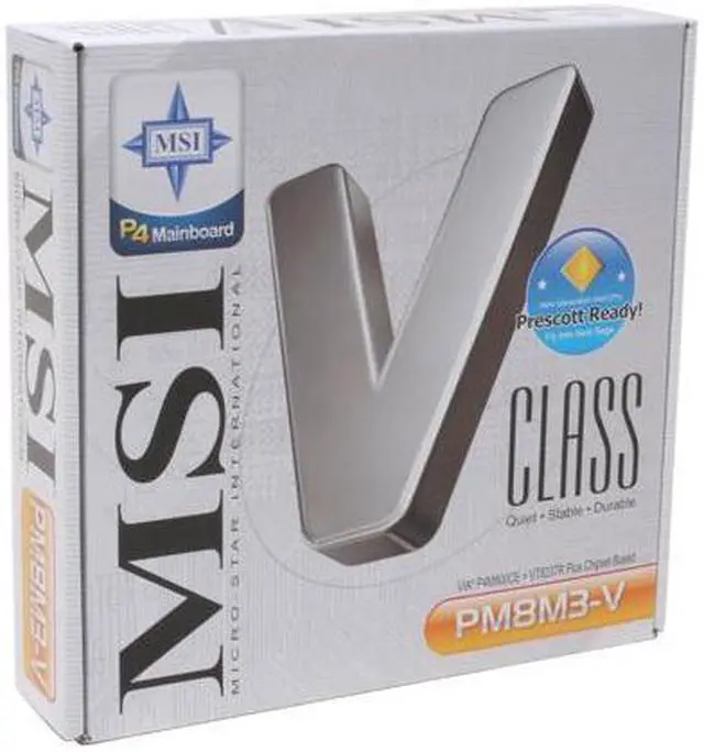 Alt view image 6 of 6 - MSI PM8M3-V LGA 775 VIA P4M800CE Micro ATX Intel Motherboard