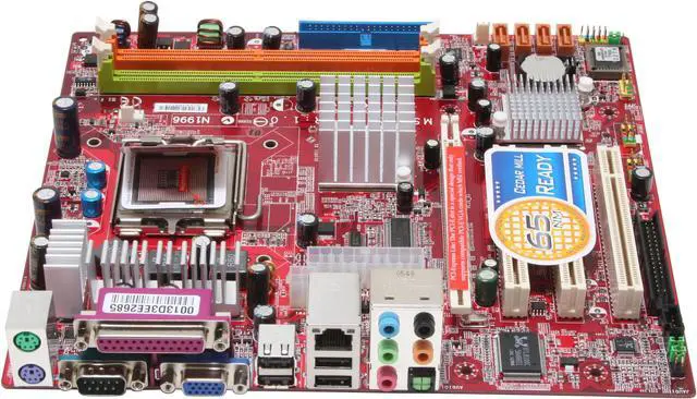 Alt view image 2 of 3 - MSI 915GVM3-V LGA 775 Intel 915GV Micro ATX Intel Motherboard
