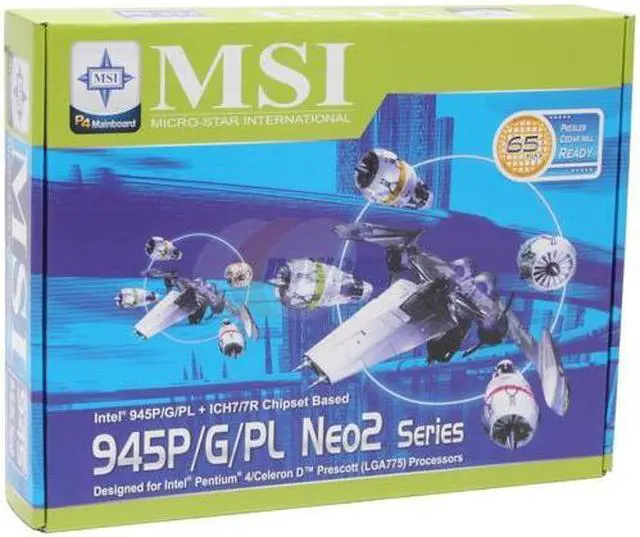 Alt view image 4 of 4 - MSI 945P Neo2-F LGA 775 Intel 945P ATX Intel Motherboard