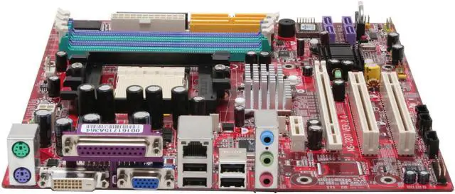 Alt view image 2 of 5 - MSI K8NGM2-NBP 939 NVIDIA GeForce 6150 Micro ATX AMD Motherboard