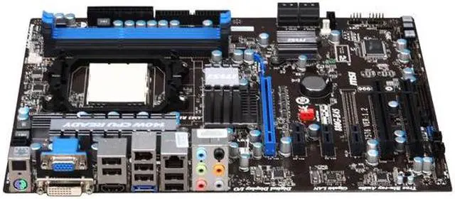 Alt view image 2 of 5 - MSI 880G-E45 AM3 AMD 880G HDMI ATX AMD Motherboard