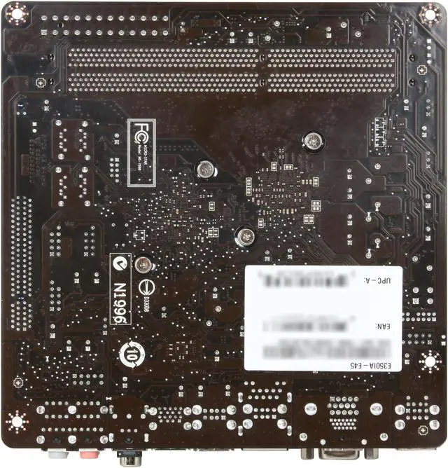 Alt view image 4 of 5 - MSI E350IA-E45 AMD E-350 APU (1.6GHz, dual core) AMD Hudson M1 Mini ITX Motherboard / CPU Combo
