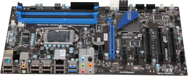 Alt view image 2 of 5 - MSI P67A-C43 (B3) LGA 1155 Intel P67 USB 3.0 ATX Intel Motherboard