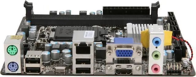 Alt view image 2 of 5 - MSI H61I-E35 (B3) LGA 1155 Intel H61 HDMI Mini ITX Intel Motherboard
