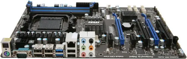 Alt view image 2 of 5 - MSI 970A-G45 AM3+ AMD 970 USB 3.0 ATX AMD Motherboard