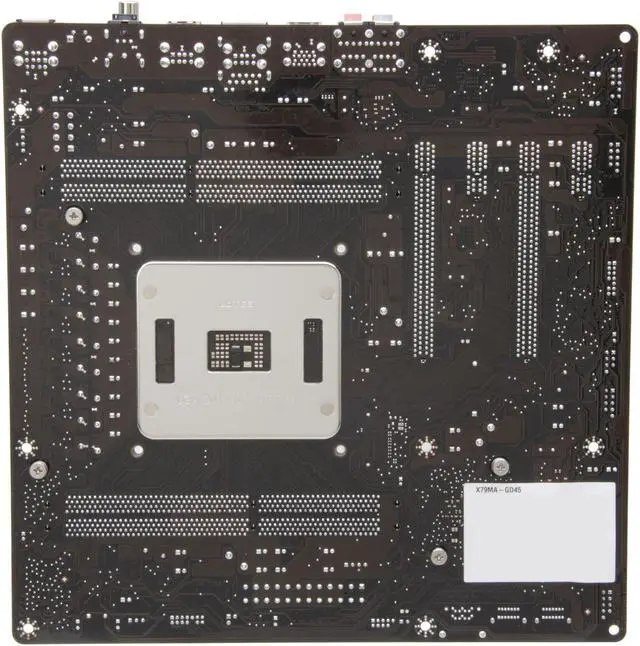 Alt view image 3 of 4 - MSI X79MA-GD45 LGA 2011 Intel X79 USB 3.0 Micro ATX Intel Motherboard with UEFI BIOS