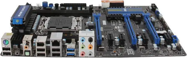 Alt view image 2 of 5 - MSI X79A-GD45 LGA 2011 Intel X79 USB 3.0 ATX Intel Motherboard with UEFI BIOS
