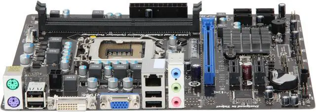 Alt view image 2 of 5 - MSI H61M-P25 (B3) LGA 1155 Intel H61 Micro ATX Intel Motherboard with UEFI BIOS
