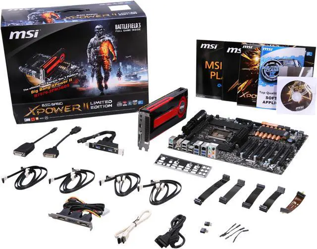 Alt view image 12 of 12 - MSI Big Bang - Xpower II Limited Edition LGA 2011 Intel X79 USB 3.0 XL ATX Motherboard with AMD R7970 + Battlefield 3